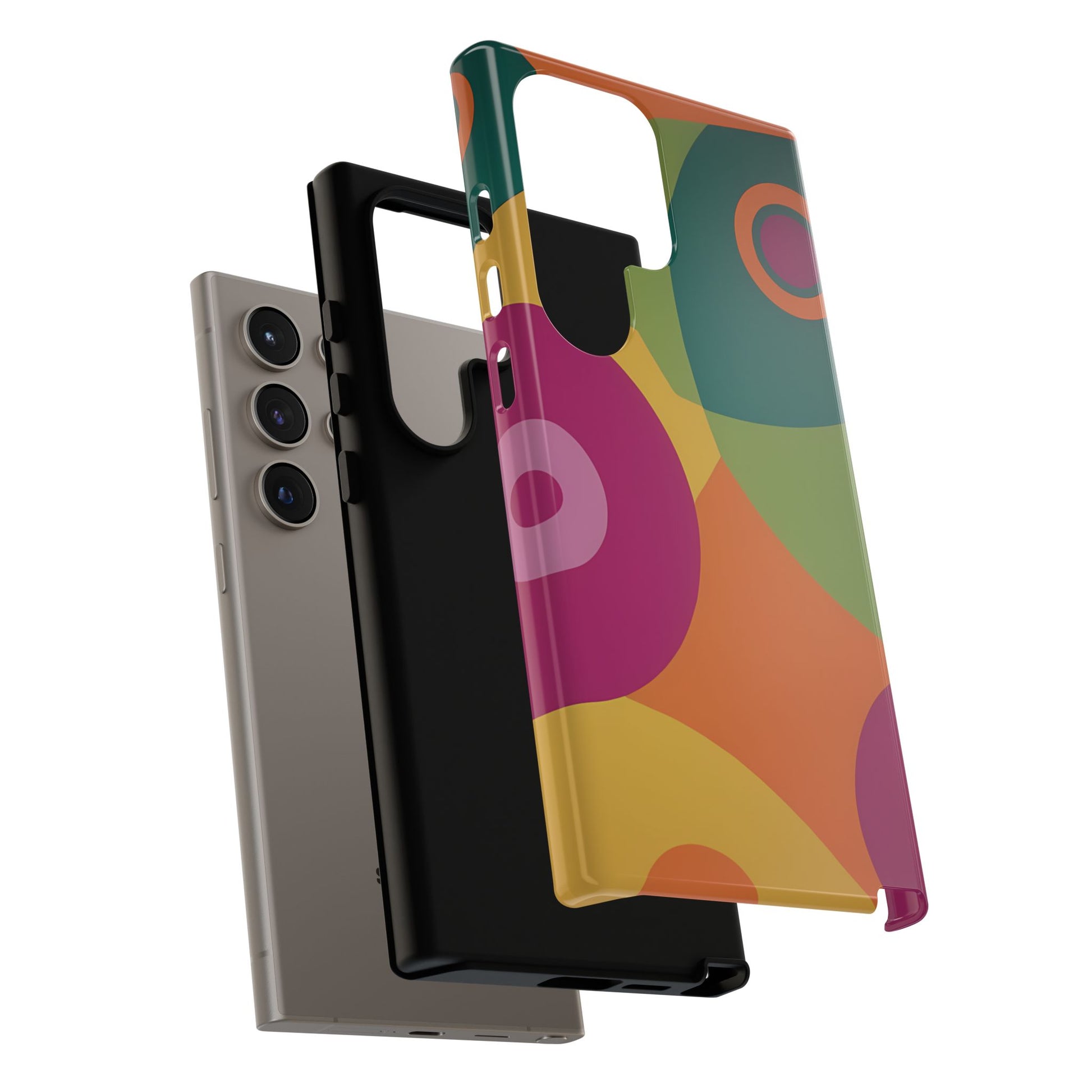 60s Retro Custom Phone Case for Samsung Galaxy S10–S24 Ultra - Designed by Thalia