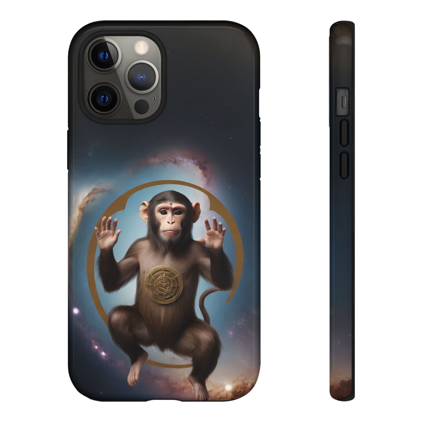 Chinese Zodiac Monkey Phone Case for iPhone 8–16 Pro Max, iPhone 8 Plus–13 Mini, iPhone XS–XS Max, iPhone 11–14 Pro Max - Designed by Thalia