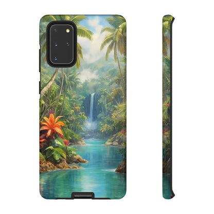 Tropical Paradise Phone Case for iPhone 8–16 Pro Max, Pixel 5–8 Pro, Galaxy S10–S24 Ultra - Designed by Thalia