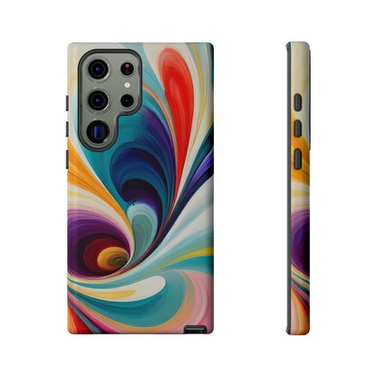 Abstract Elegance Phone Case for iPhone 8–16 Pro Max, Pixel 5–8 Pro, Galaxy S10–S24 Ultra - Designed by Thalia