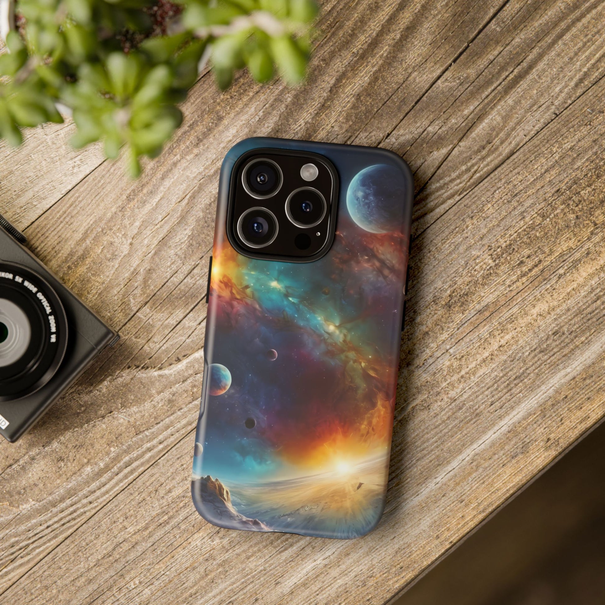 Cosmic Voyage Phone Case for iPhone 8–16 Pro Max, Pixel 5–8 Pro, Galaxy S10–S24 Ultra - Designed by Thalia