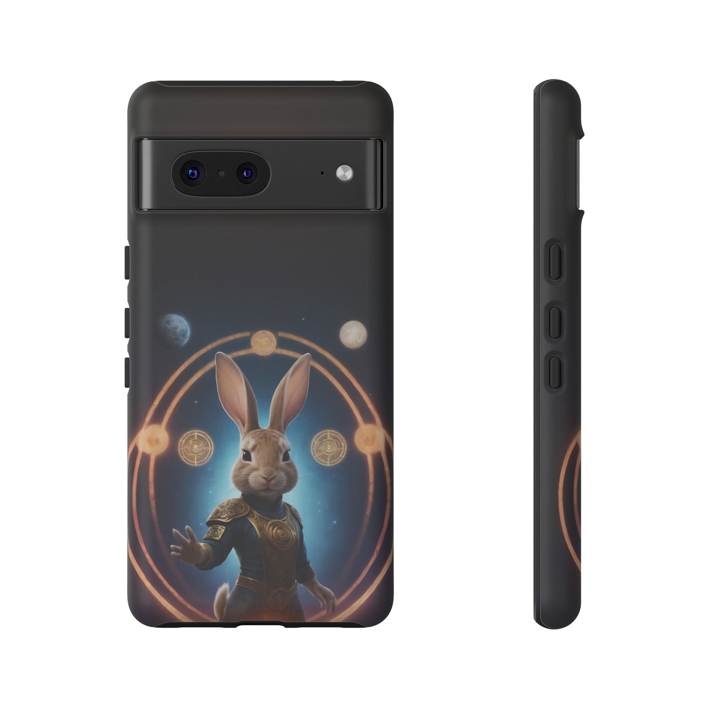 Chinese Zodiac Rabbit Phone Case for Google Pixel 8 Pro, Pixel 8, Pixel 7, Pixel 6 Pro, Pixel 6, Pixel 5 5G - Designed by Thalia