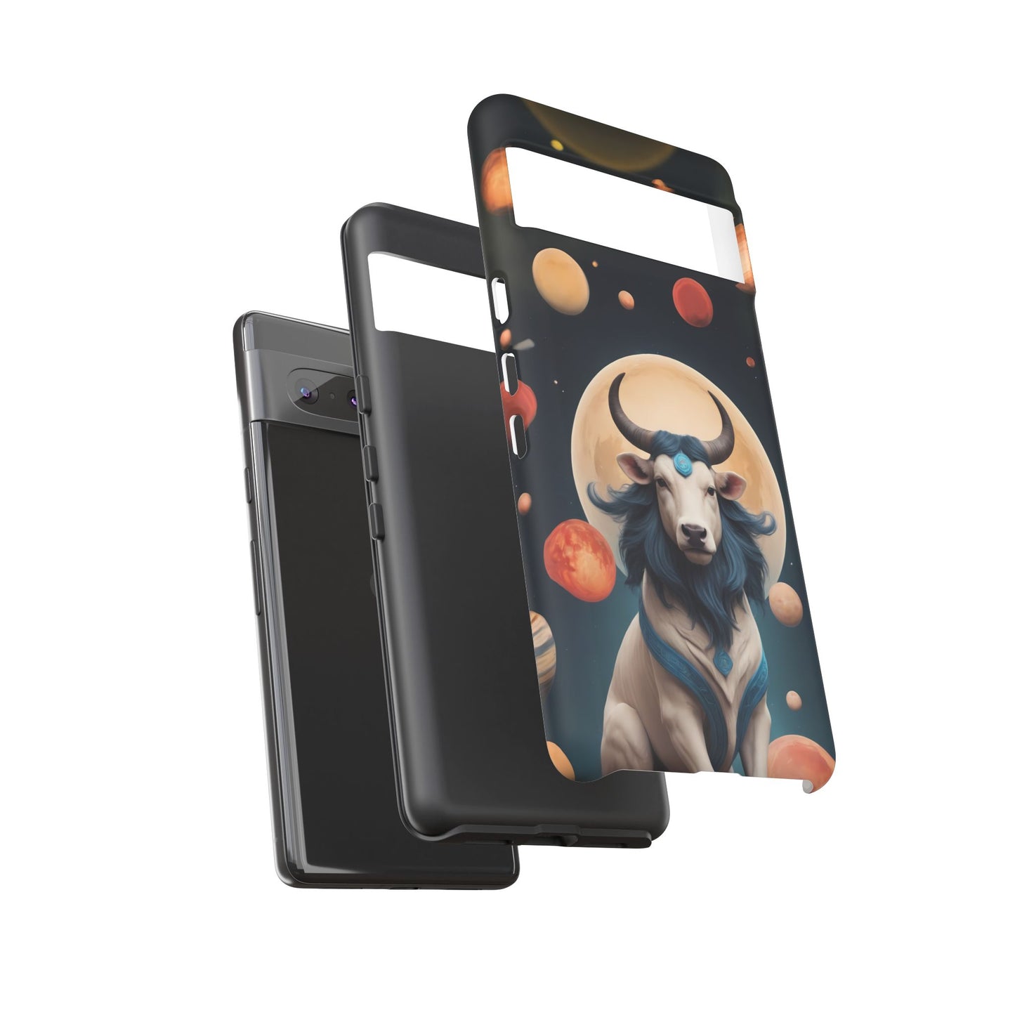 Chinese Zodiac Ox Phone Case for Google Pixel 8 Pro, Pixel 8, Pixel 7, Pixel 6 Pro, Pixel 6, Pixel 5 5G - Designed by Thalia