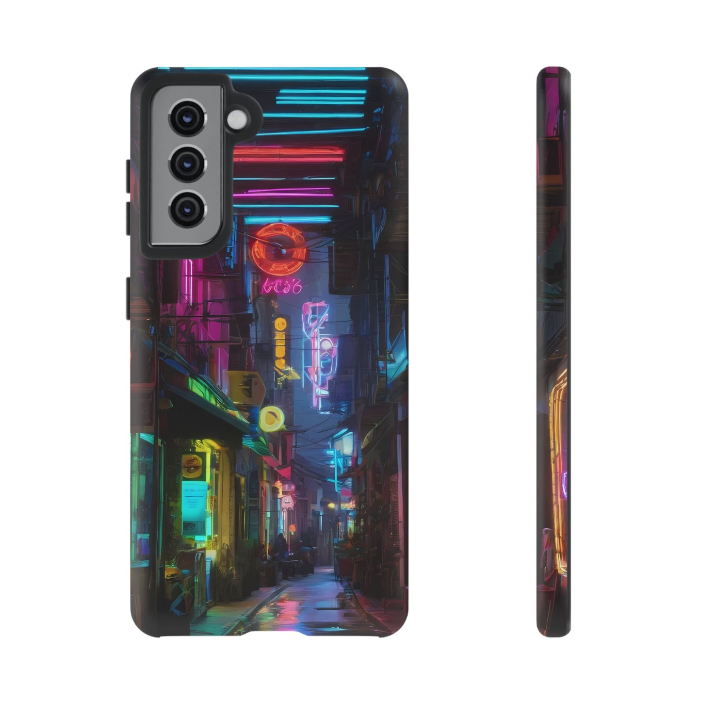 Electric Neon Custom Phone Case for Samsung Galaxy S10–S24 - Designed by Thalia