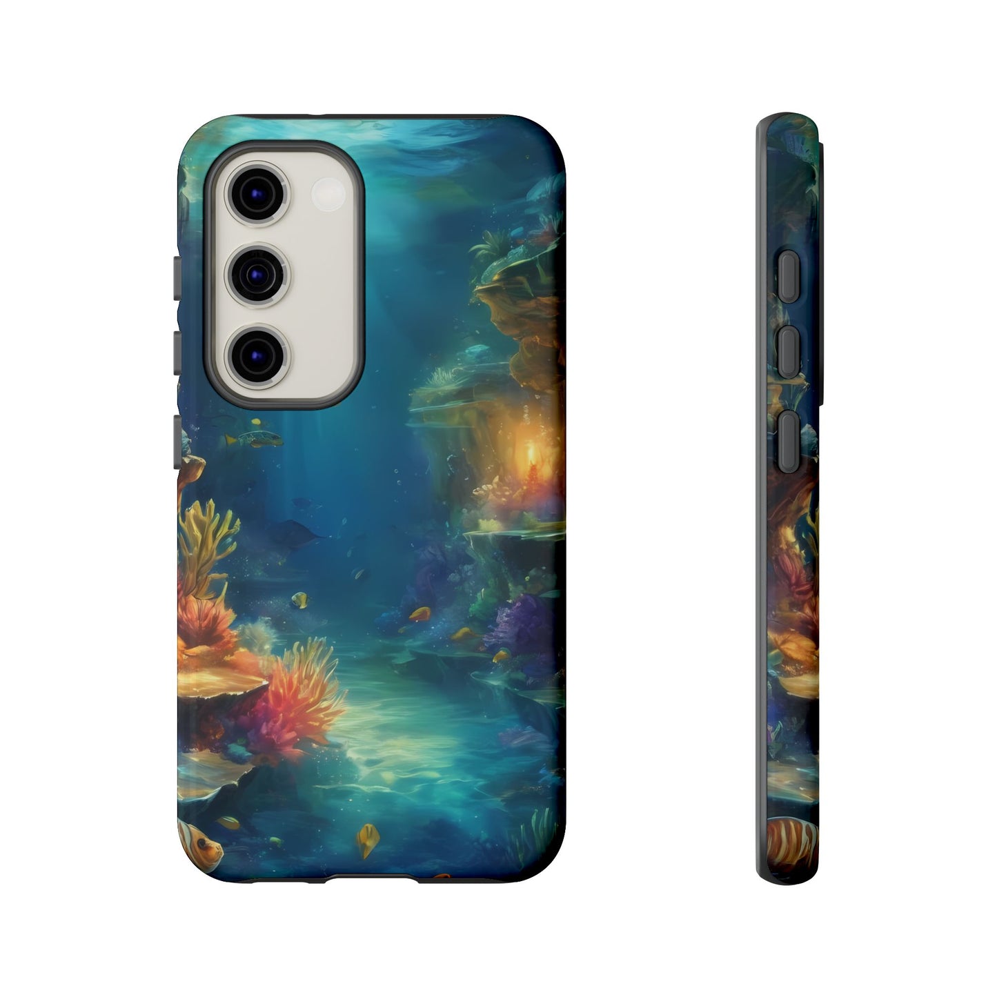 Oceanic Depths Custom Phone Case for Samsung Galaxy S10–S10 Plus, S20–S20 Ultra, S21, S22, S23, S24 Ultra - Designed by Thalia