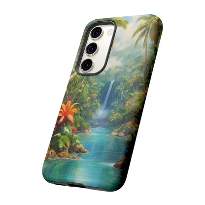 Tropical Paradise Phone Case for iPhone 8–16 Pro Max, Pixel 5–8 Pro, Galaxy S10–S24 Ultra - Designed by Thalia