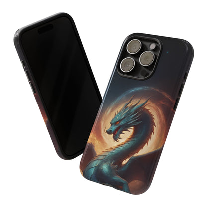 Chinese Zodiac Dragon Phone Case for iPhone 8–16 Pro Max, Pixel 5–8 Pro, Galaxy S10–S24 Ultra - Designed by Thalia