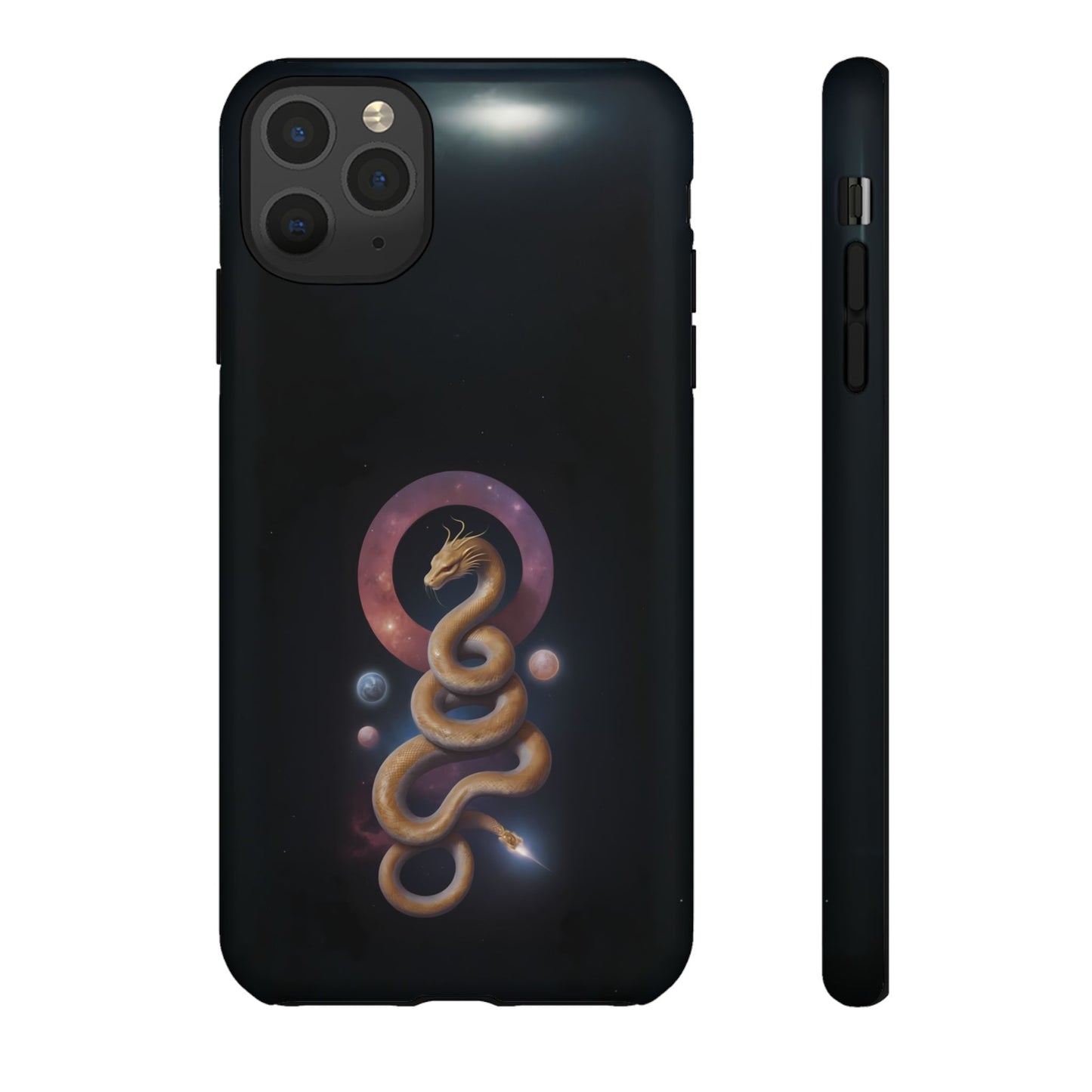 Chinese Zodiac Snake Custom Phone Case for iPhone 8–16 Pro Max, Pixel 5–8 Pro, Galaxy S10–S24 Ultra - Designed by Thalia