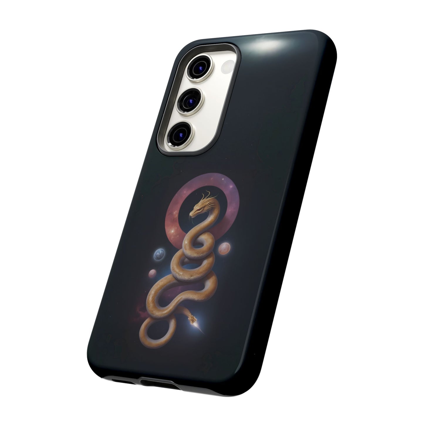 Chinese Zodiac Snake Custom Phone Case for iPhone 8–16 Pro Max, Pixel 5–8 Pro, Galaxy S10–S24 Ultra - Designed by Thalia