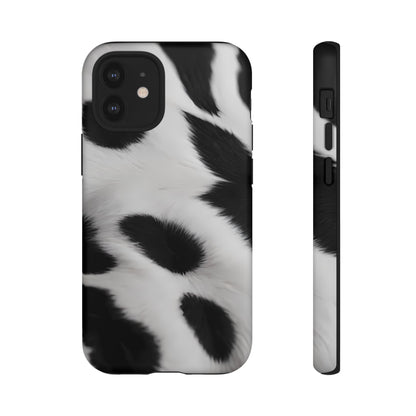 Chic Bovine Elegance Phone Case for iPhone 8–16 Pro Max, Pixel 5–8 Pro, Galaxy S10–S24 Ultra - Designed by Thalia