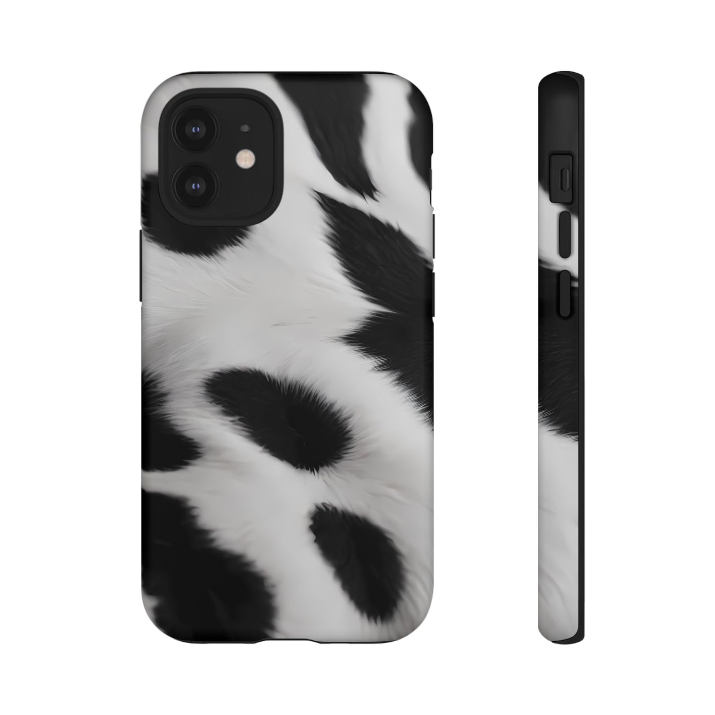 Chic Bovine Elegance Custom Phone Case for iPhone 8–16 Pro Max, iPhone 8 Plus–13 Mini, iPhone XS–XS Max, iPhone 11–14 Pro Max - Designed by Thalia