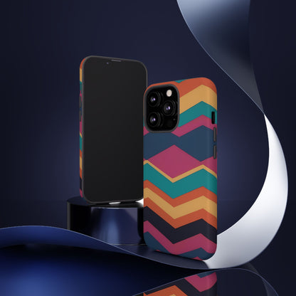 80s Retro Phone Case for iPhone 8–16 Pro Max, iPhone 8 Plus–13 Mini, iPhone XS–XS Max, iPhone 11–14 Pro Max - Designed by Thalia