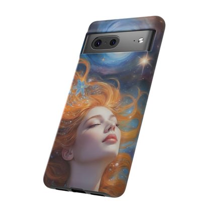 Celestial Dreams Custom Phone Case for Google Pixel 8 Pro, Pixel 8, Pixel 7, Pixel 6 Pro, Pixel 6, Pixel 5 5G - Designed by Thalia