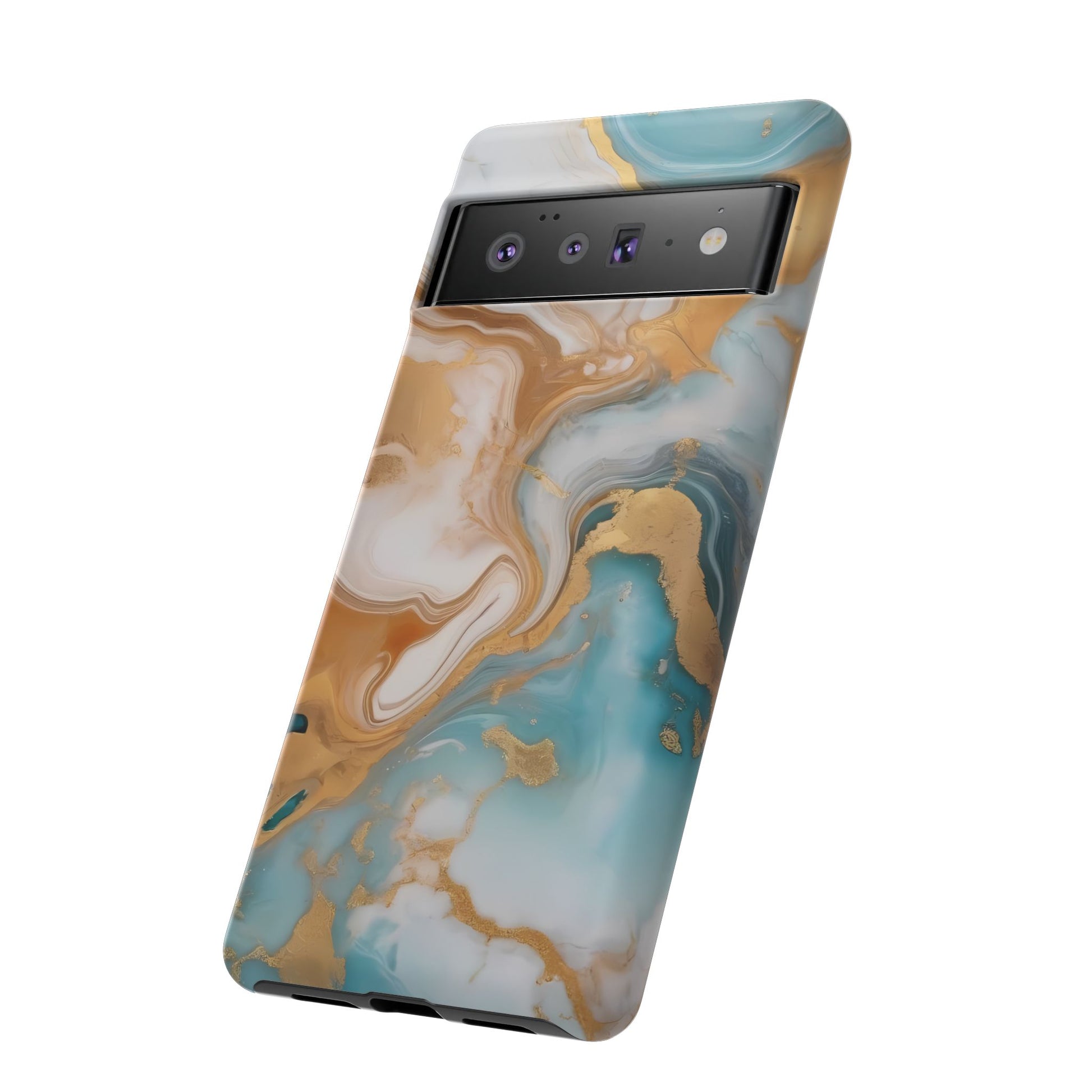 Marble Hues Phone Case for iPhone 8–16 Pro Max, Pixel 5–8 Pro, Galaxy S10–S24 Ultra - Designed by Thalia