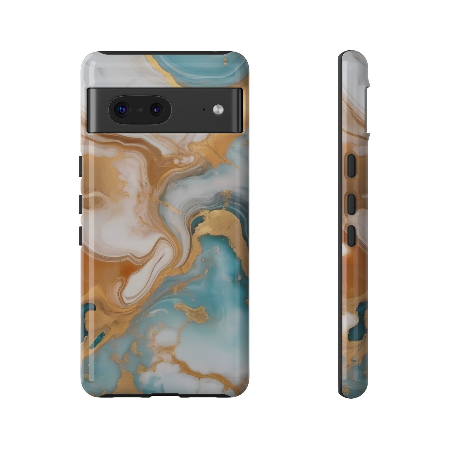 Marble Hues Phone Case for iPhone 8–16 Pro Max, Pixel 5–8 Pro, Galaxy S10–S24 Ultra - Designed by Thalia