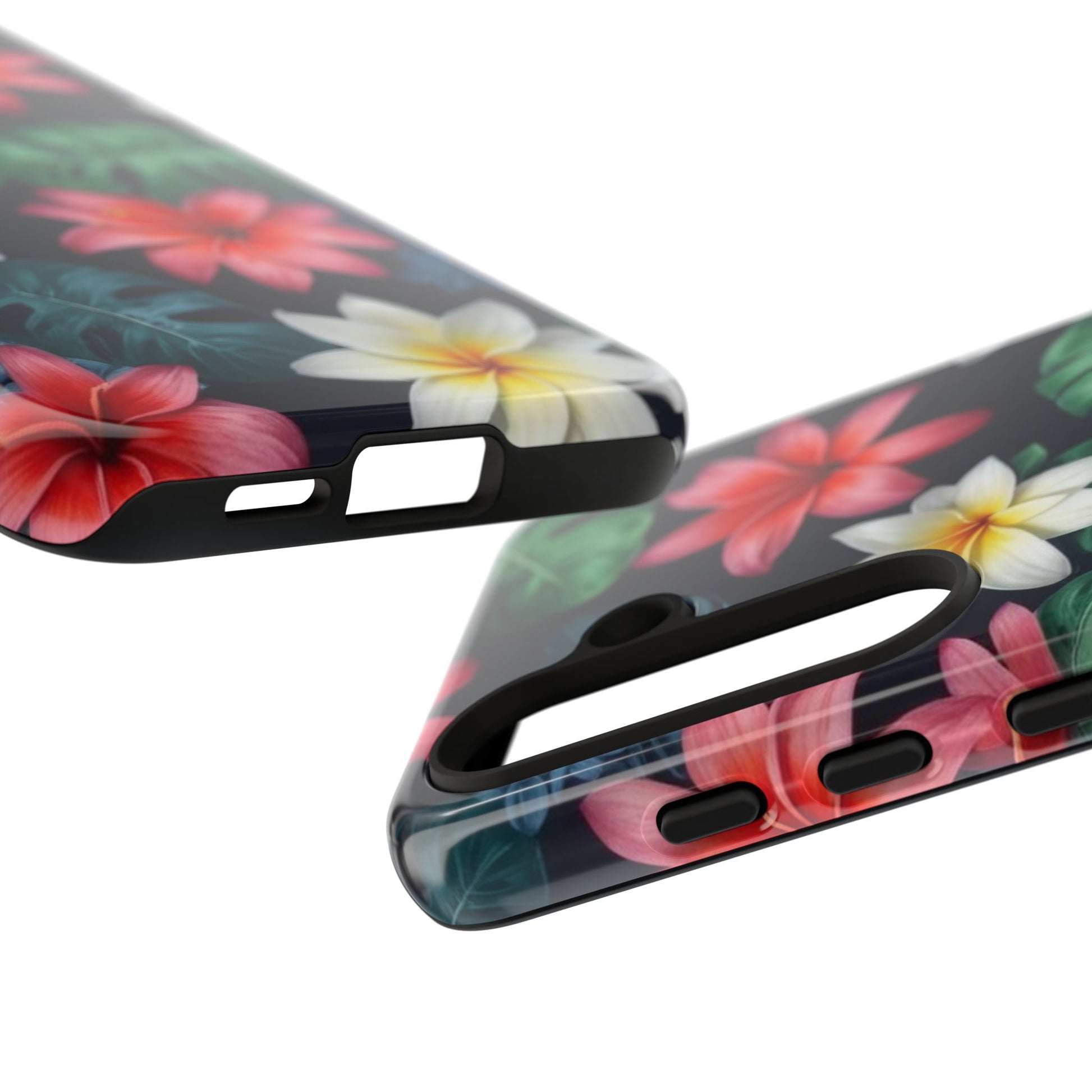 Hawaiian Flowers Custom Phone Case for Samsung Galaxy S10–S10 Plus, S20–S20 Ultra, S21, S22, S23, S24 Ultra - Designed by Thalia