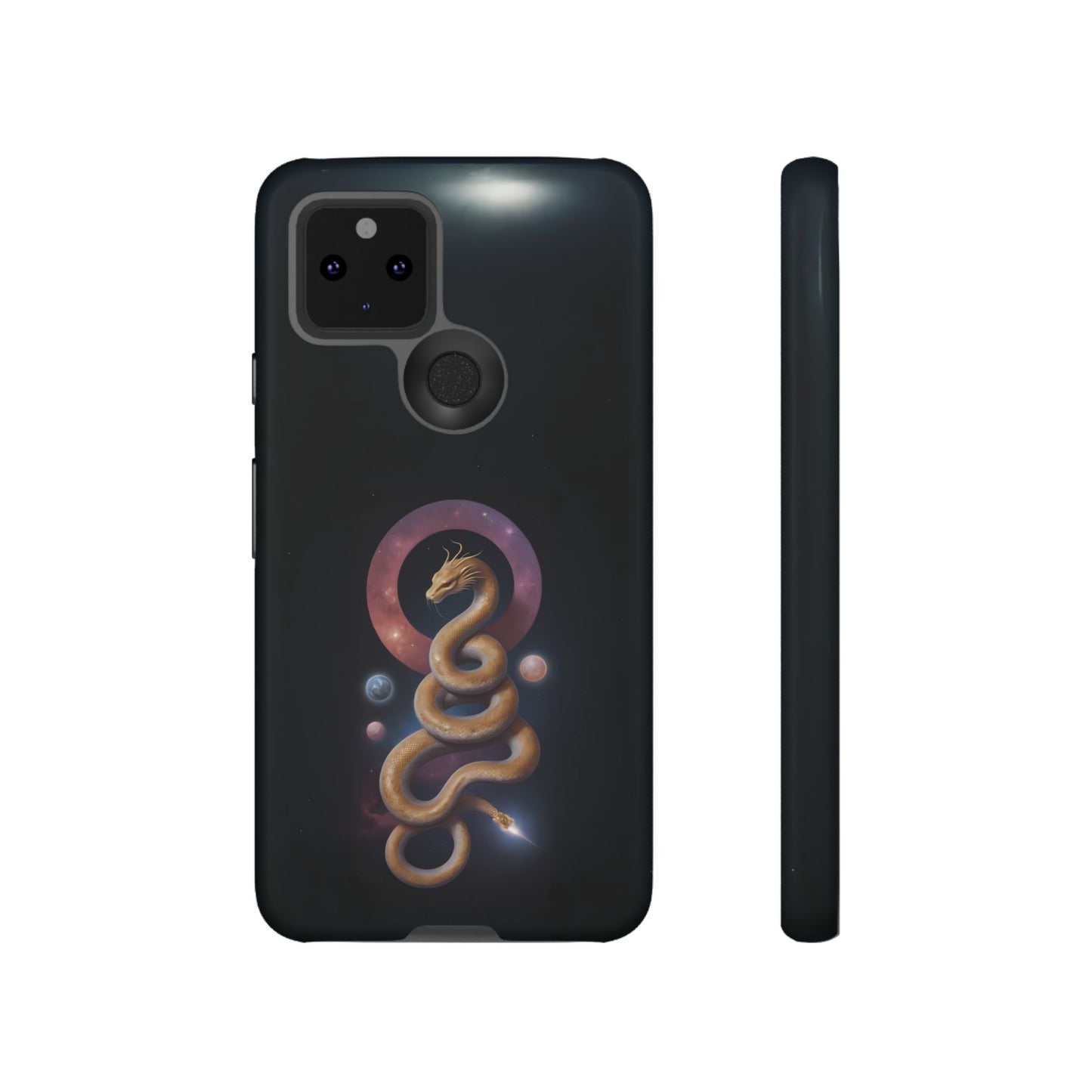 Chinese Zodiac Snake Custom Phone Case for iPhone 8–16 Pro Max, Pixel 5–8 Pro, Galaxy S10–S24 Ultra - Designed by Thalia