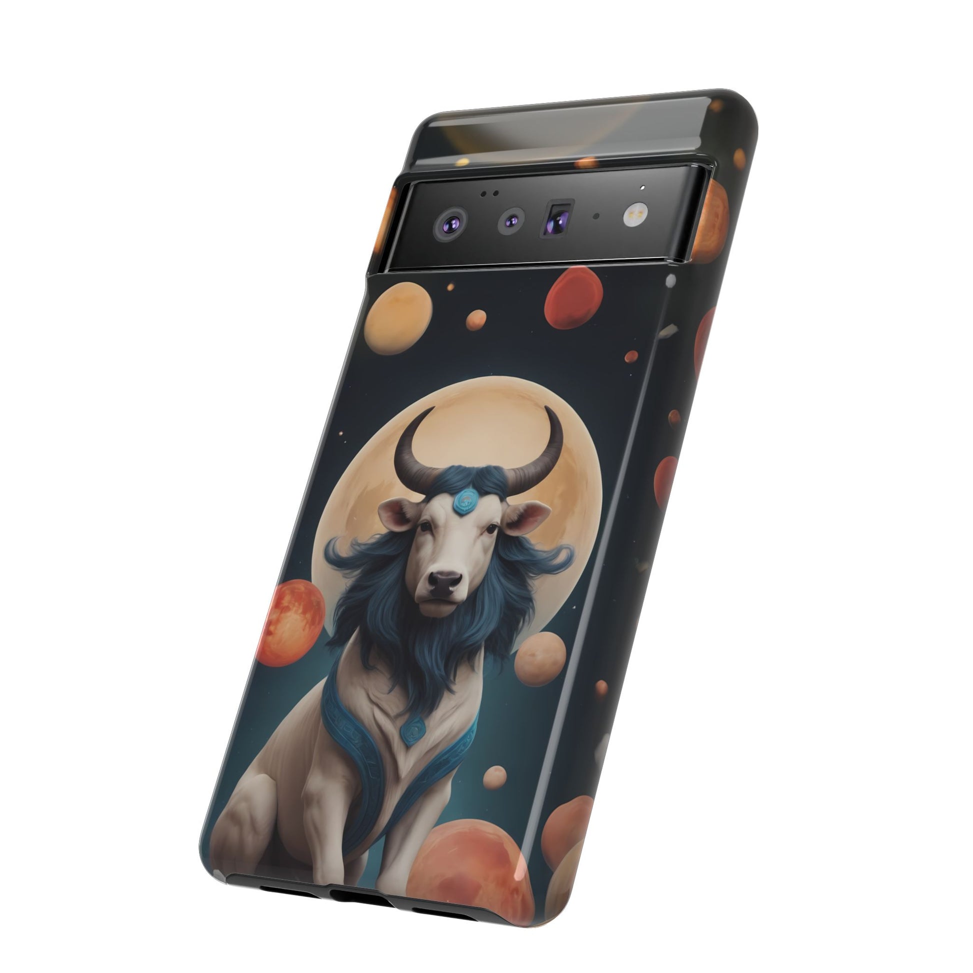 Chinese Zodiac Ox Phone Case for Google Pixel 8 Pro, Pixel 8, Pixel 7, Pixel 6 Pro, Pixel 6, Pixel 5 5G - Designed by Thalia