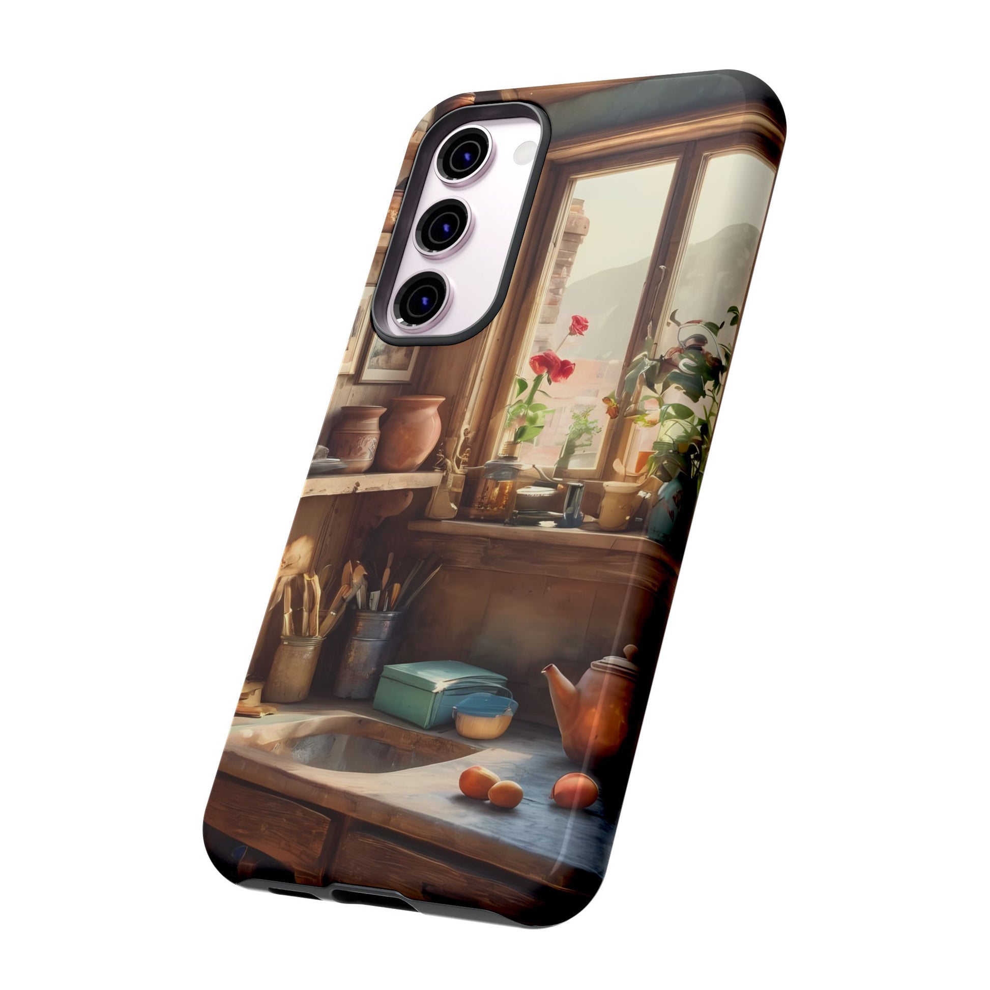 Vintage Vignettes Custom Phone Case for Samsung Galaxy S10–S10 Plus, S20–S20 Ultra, S21, S22, S23, S24 Ultra - Designed by Thalia