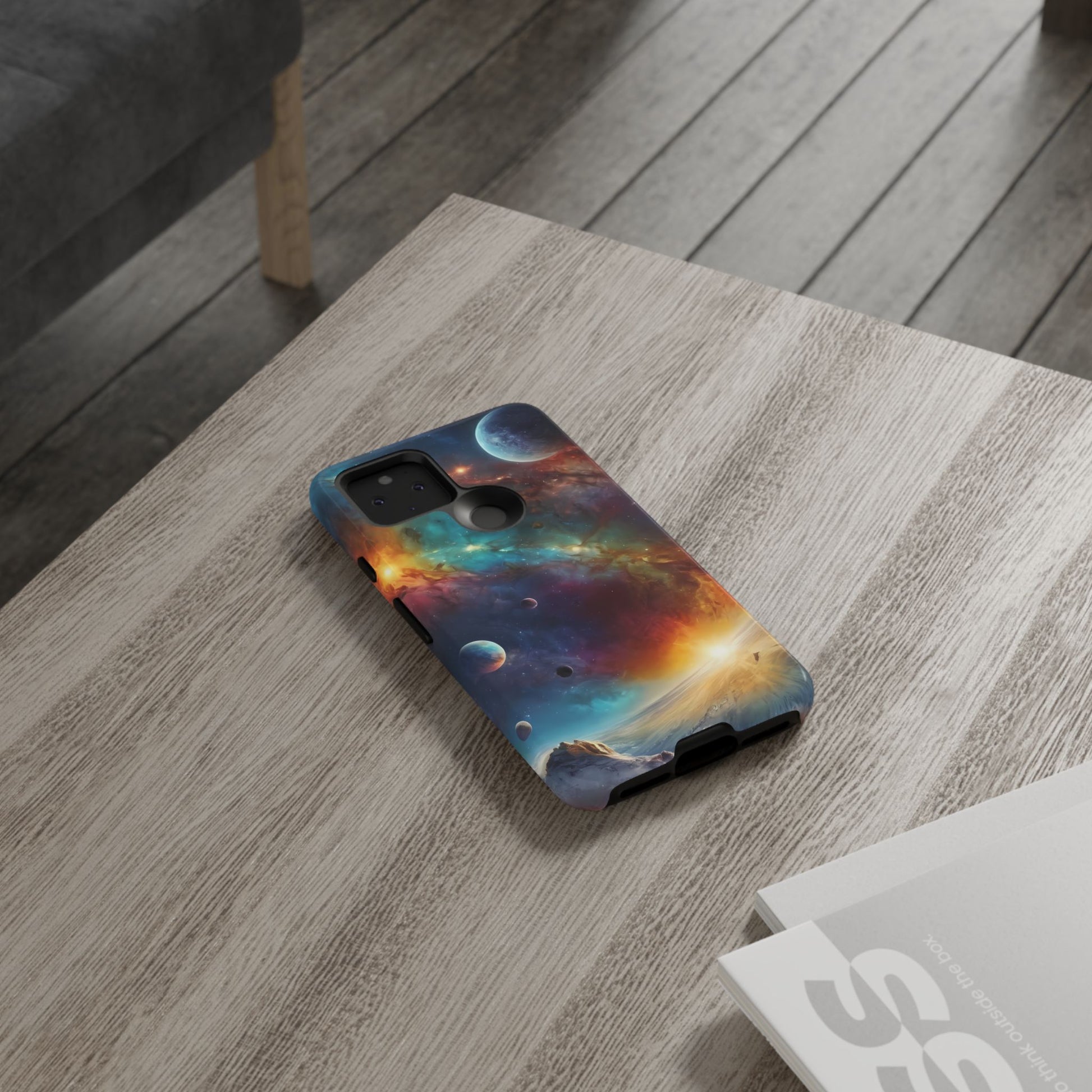 Cosmic Voyage Phone Case for iPhone 8–16 Pro Max, Pixel 5–8 Pro, Galaxy S10–S24 Ultra - Designed by Thalia