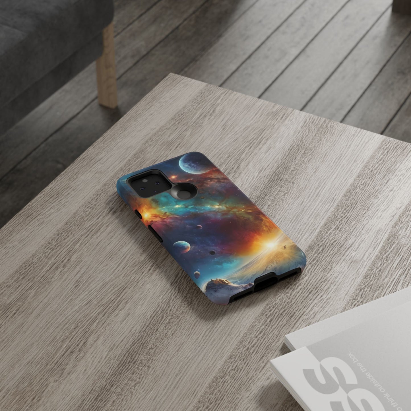 Cosmic Voyage Phone Case for Google Pixel 8 Pro, Pixel 8, Pixel 7, Pixel 6 Pro, Pixel 6, Pixel 5 5G - Designed by Thalia