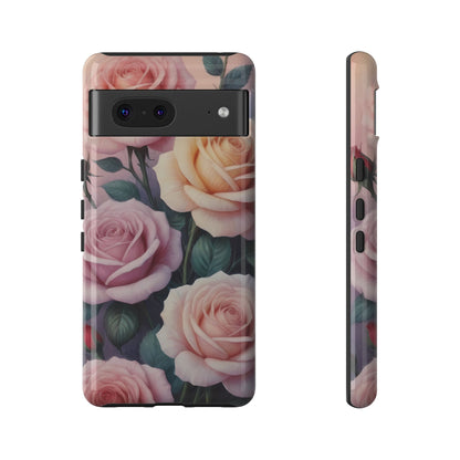 Bloom with Style - Roses Phone Case for iPhone 8–16 Pro Max, Pixel 5–8 Pro, Galaxy S10–S24 Ultra - Designed by Thalia