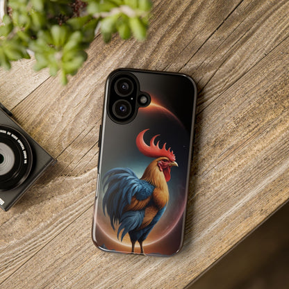 Chinese Zodiac Rooster Custom Phone Case for iPhone 8–16 Pro Max, Pixel 5–8 Pro, Galaxy S10–S24 Ultra - Designed by Thalia