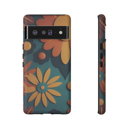 70s Retro Phone Case for iPhone 8–16 Pro Max, Pixel 5–8 Pro, Galaxy S10–S24 Ultra - Designed by Thalia