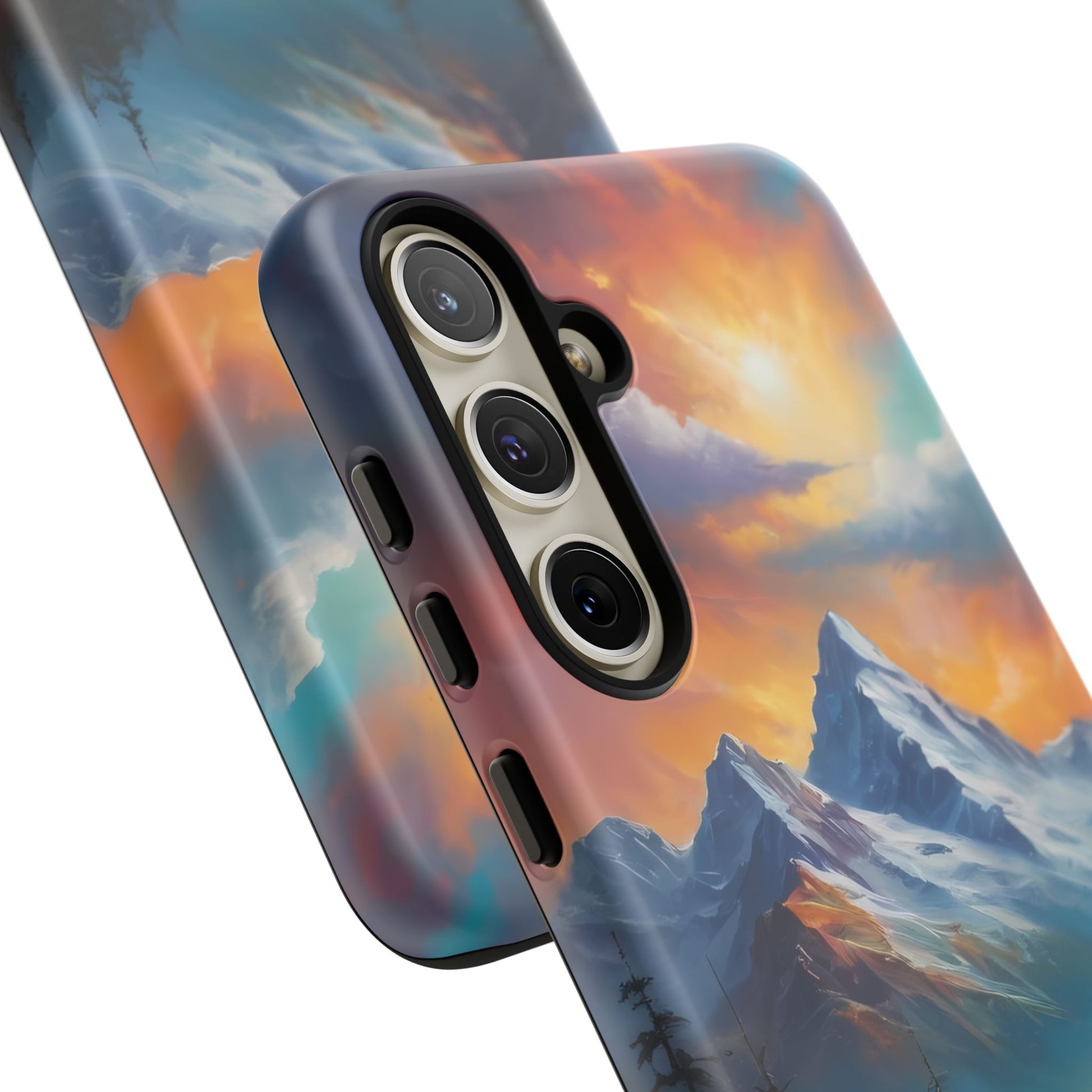 Mystic Mountains Phone Case for iPhone 8–16 Pro Max, Pixel 5–8 Pro, Galaxy S10–S24 Ultra - Designed by Thalia