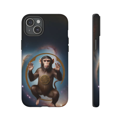 Chinese Zodiac Monkey Phone Case for iPhone 8–16 Pro Max, iPhone 8 Plus–13 Mini, iPhone XS–XS Max, iPhone 11–14 Pro Max - Designed by Thalia