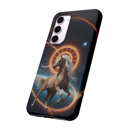 Chinese Zodiac Horse Custom Phone Case for iPhone 8–16 Pro Max, Pixel 5–8 Pro, Galaxy S10–S24 Ultra - Designed by Thalia