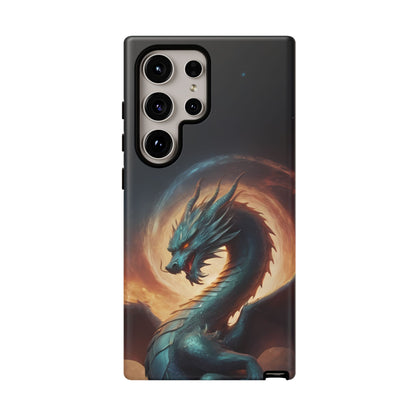 Chinese Zodiac Dragon Phone Case for iPhone 8–16 Pro Max, Pixel 5–8 Pro, Galaxy S10–S24 Ultra - Designed by Thalia