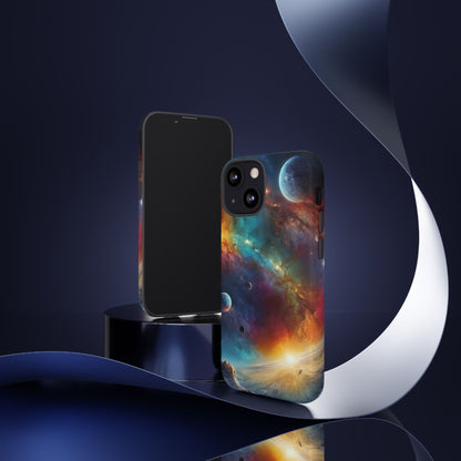 Cosmic Voyage Phone Case for iPhone 8–16 Pro Max, Pixel 5–8 Pro, Galaxy S10–S24 Ultra - Designed by Thalia