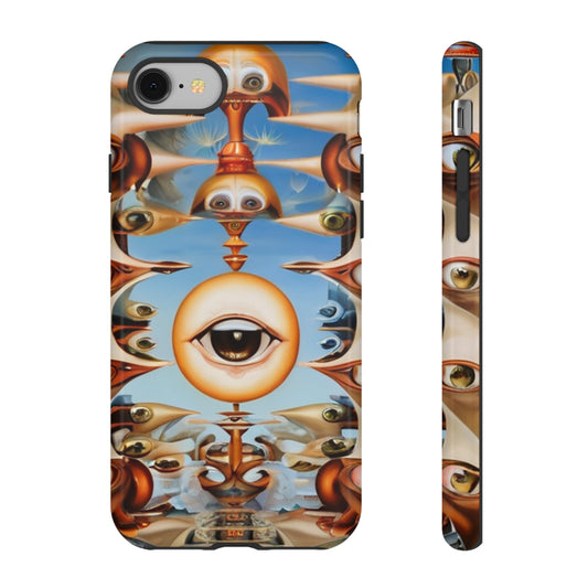 Surreal Suspect Phone Case for iPhone 8–16 Pro Max, Pixel 5–8 Pro, Galaxy S10–S24 Ultra - Designed by Thalia