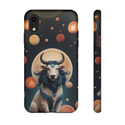 Chinese Zodiac Ox Phone Case for iPhone 8–16 Pro Max, iPhone 8 Plus–13 Mini, iPhone XS–XS Max, iPhone 11–14 Pro Max - Designed by Thalia