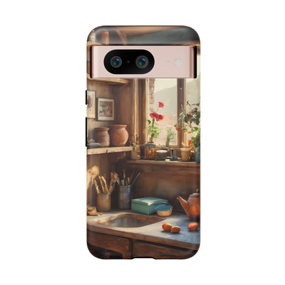 Vintage Vignettes Phone Case for iPhone 8–16 Pro Max, Pixel 5–8 Pro, Galaxy S10–S24 Ultra - Designed by Thalia