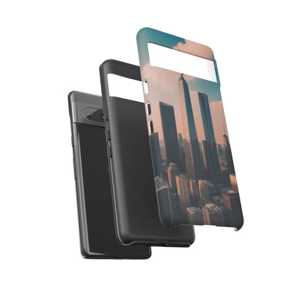 City Skylines Phone Case for Google Pixel 8 Pro, Pixel 8, Pixel 7, Pixel 6 Pro, Pixel 6, Pixel 5 5G - Designed by Thalia