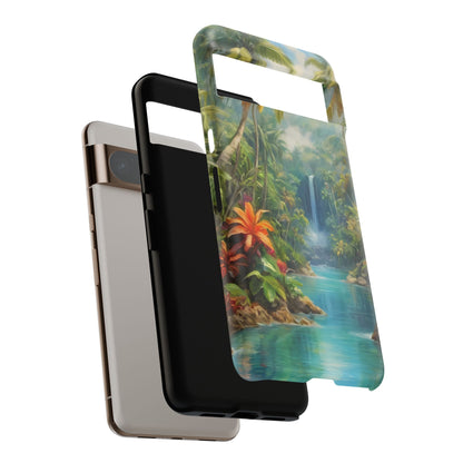 Tropical Paradise Phone Case for Google Pixel 8–Pixel 8 Pro, Pixel 7, Pixel 6 Pro, Pixel 6, Pixel 5 5G - Designed by Thalia