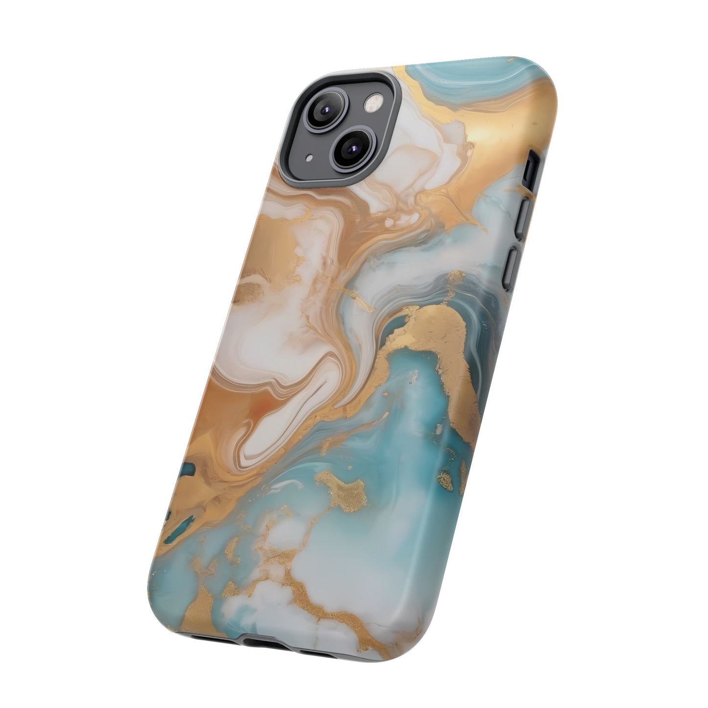 Marble Hues Phone Case for iPhone 8–16 Pro Max, Pixel 5–8 Pro, Galaxy S10–S24 Ultra - Designed by Thalia