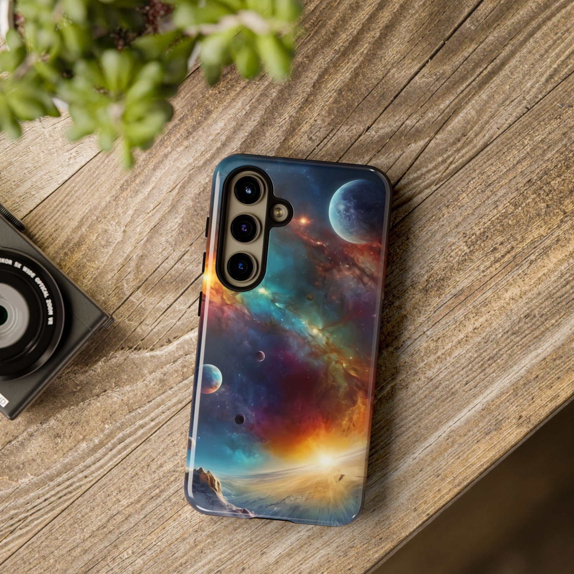 Cosmic Voyage Phone Case for iPhone 8–16 Pro Max, Pixel 5–8 Pro, Galaxy S10–S24 Ultra - Designed by Thalia