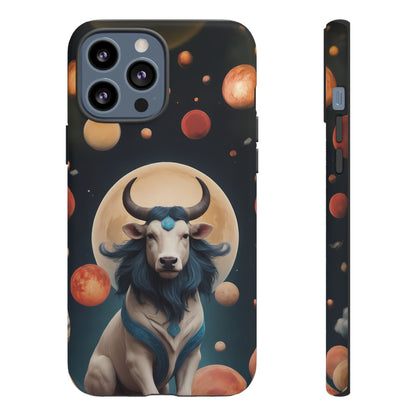 Chinese Zodiac Ox Phone Case for iPhone 8–16 Pro Max, iPhone 8 Plus–13 Mini, iPhone XS–XS Max, iPhone 11–14 Pro Max - Designed by Thalia