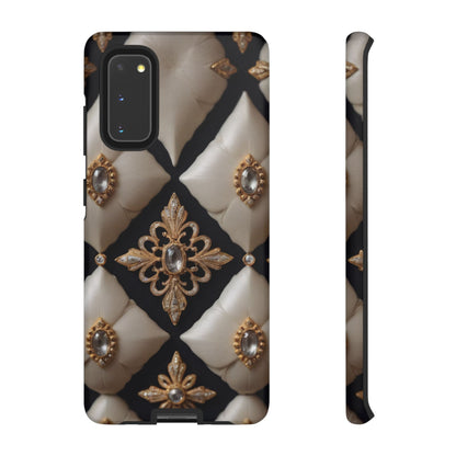 Diamond Solstice Custom Phone Case for iPhone 8–16 Pro Max, Pixel 5–8 Pro, Galaxy S10–S24 Ultra - Designed by Thalia