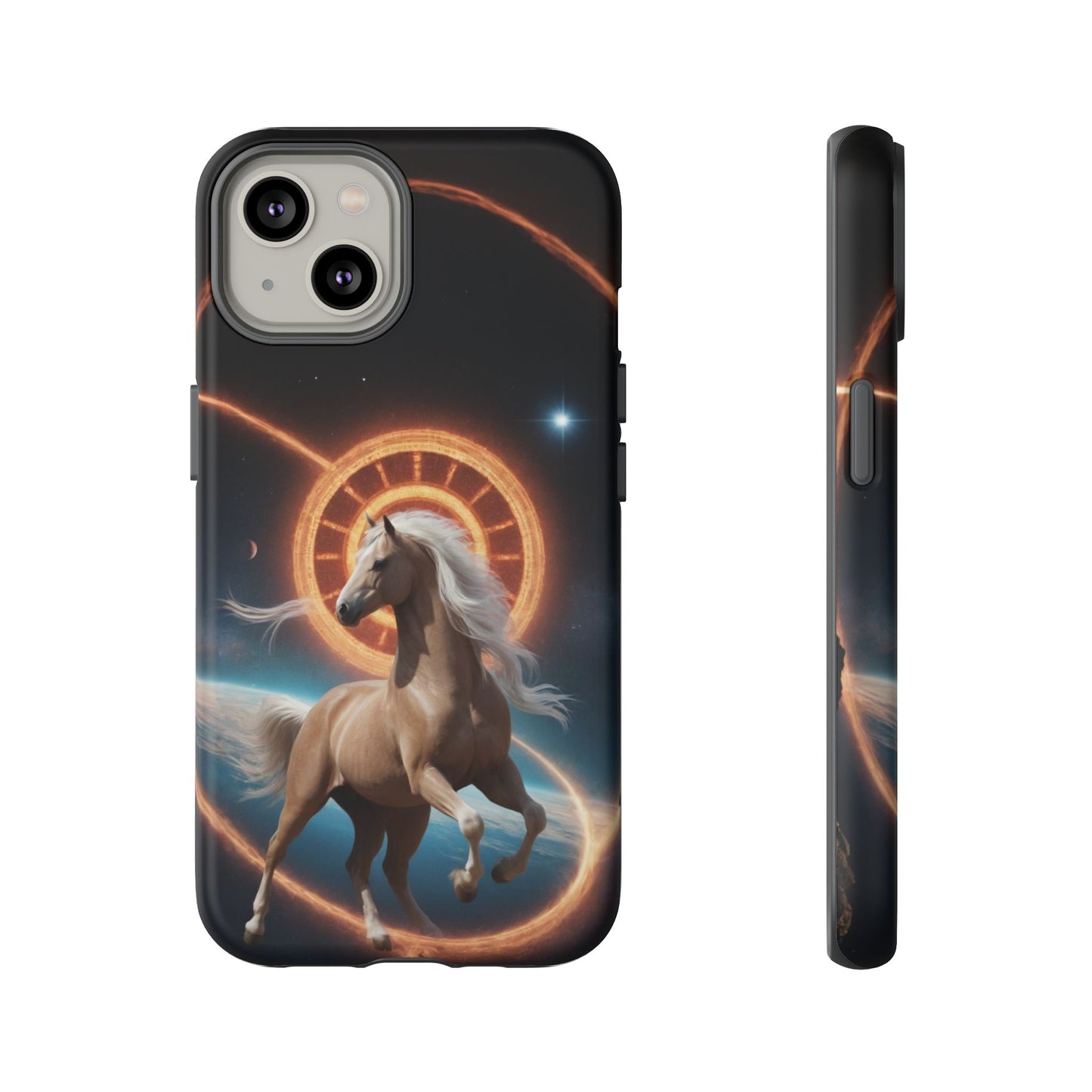 Chinese Zodiac Horse Custom Phone Case for iPhone 8–16 Pro Max, Pixel 5–8 Pro, Galaxy S10–S24 Ultra - Designed by Thalia