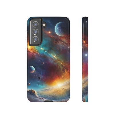 Cosmic Voyage Custom Phone Case for Samsung Galaxy S10–S24 - Designed by Thalia