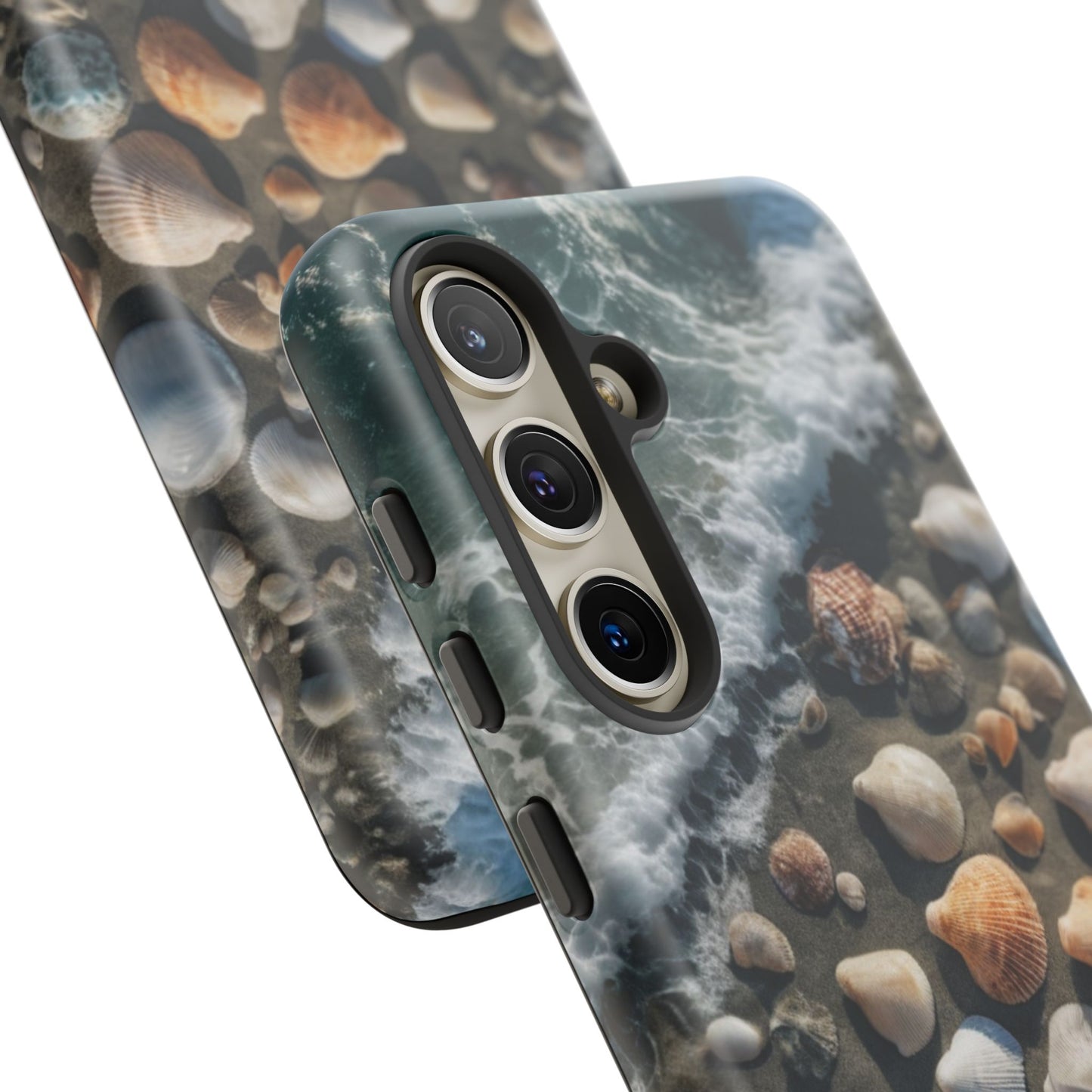 She Sells Sea Shells Custom Phone Case for Samsung Galaxy S10–S10 Plus, S20–S20 Ultra, S21, S22, S23, S24 Ultra - Designed by Thalia