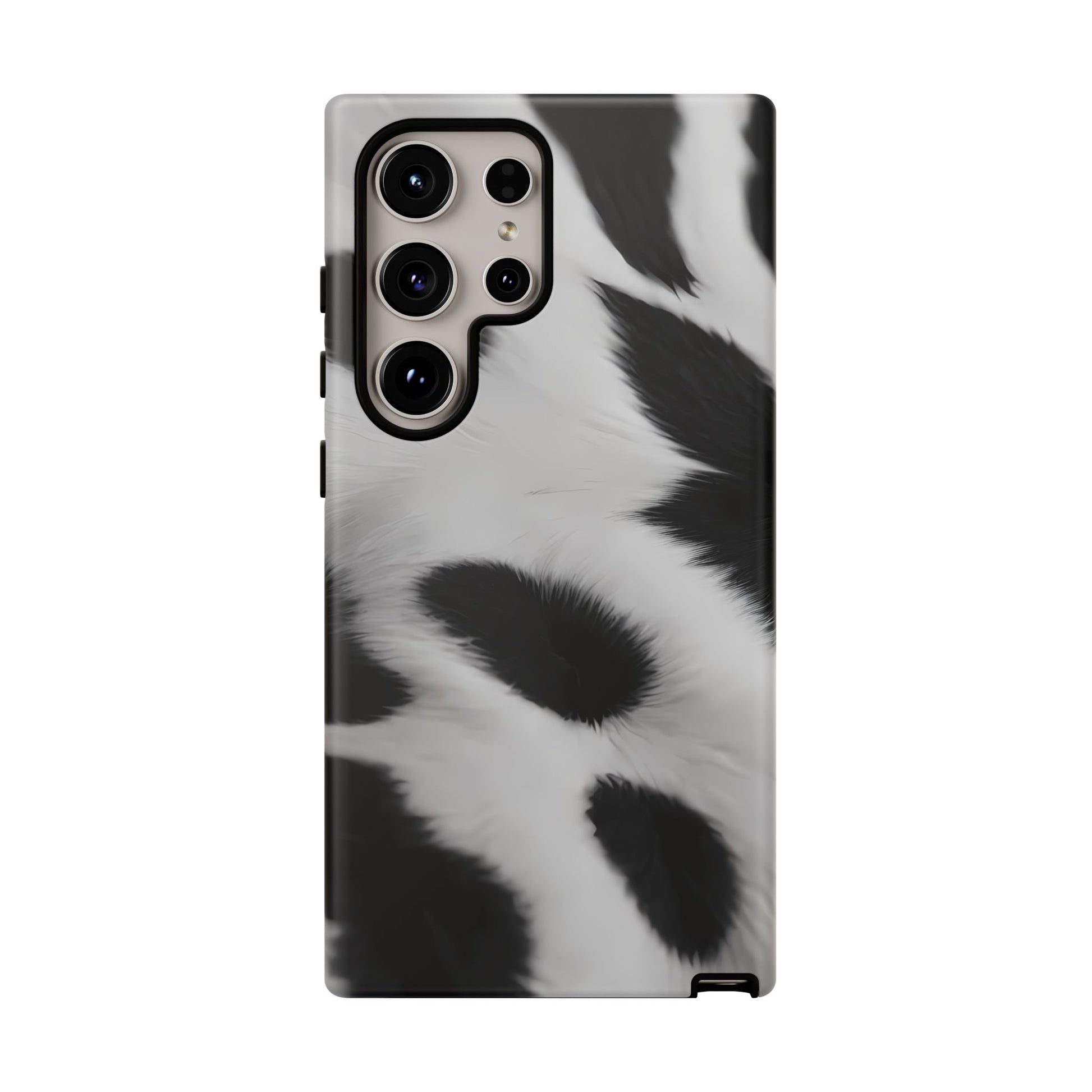 Chic Bovine Elegance Phone Case for iPhone 8–16 Pro Max, Pixel 5–8 Pro, Galaxy S10–S24 Ultra - Designed by Thalia