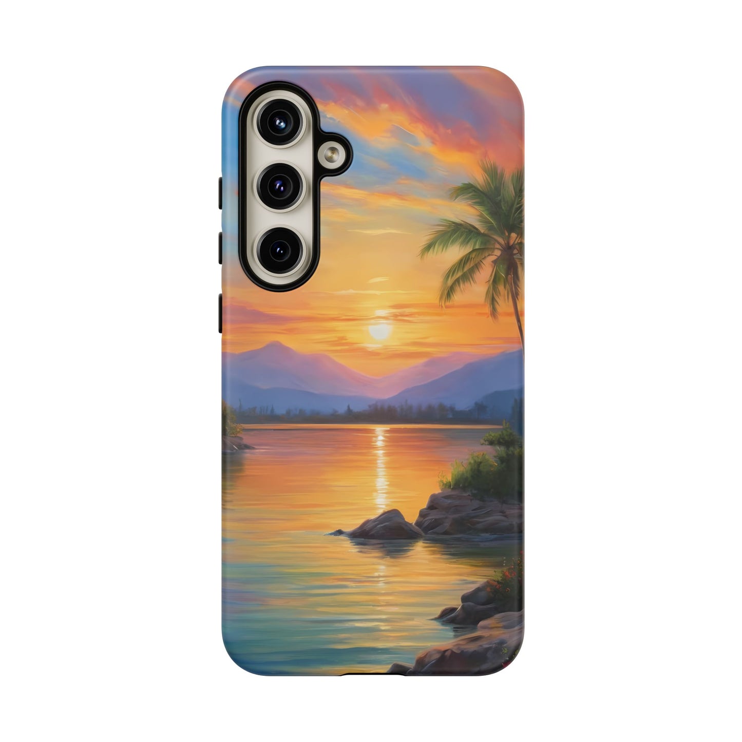 Sunset Serenade Phone Case for iPhone 8–16 Pro Max, Pixel 5–8 Pro, Galaxy S10–S24 Ultra - Designed by Thalia