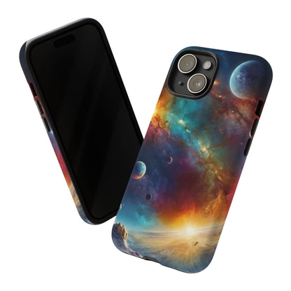 Cosmic Voyage Phone Case for iPhone 8–16 Pro Max, Pixel 5–8 Pro, Galaxy S10–S24 Ultra - Designed by Thalia