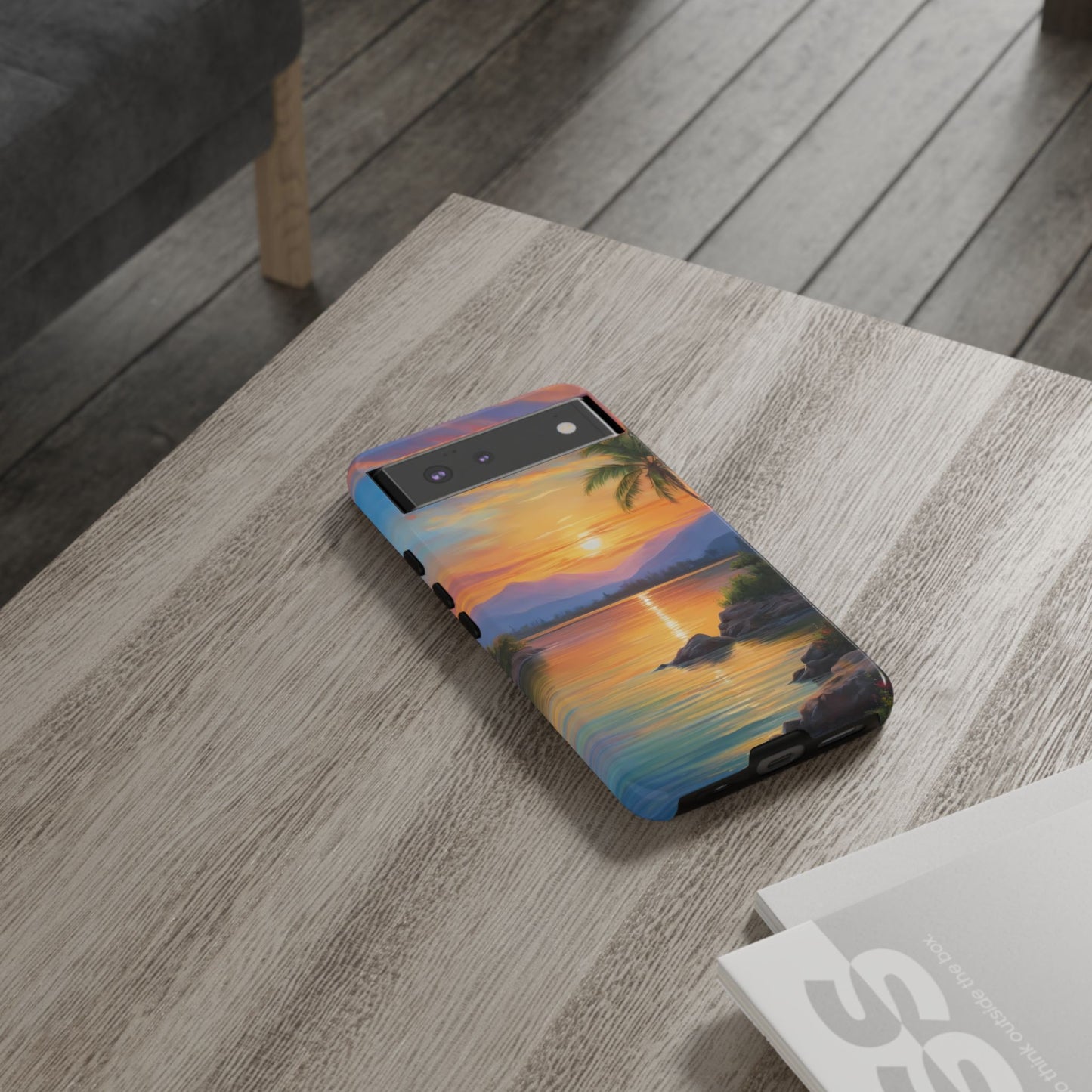 Sunset Serenade Phone Case for Google Pixel 8–Pixel 8 Pro, Pixel 7, Pixel 6 Pro, Pixel 6, Pixel 5 5G - Designed by Thalia