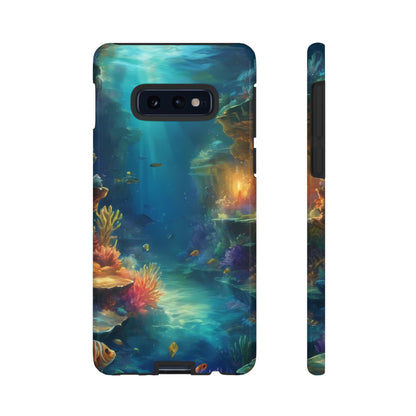 Oceanic Depths Custom Phone Case for Samsung Galaxy S10–S10 Plus, S20–S20 Ultra, S21, S22, S23, S24 Ultra - Designed by Thalia